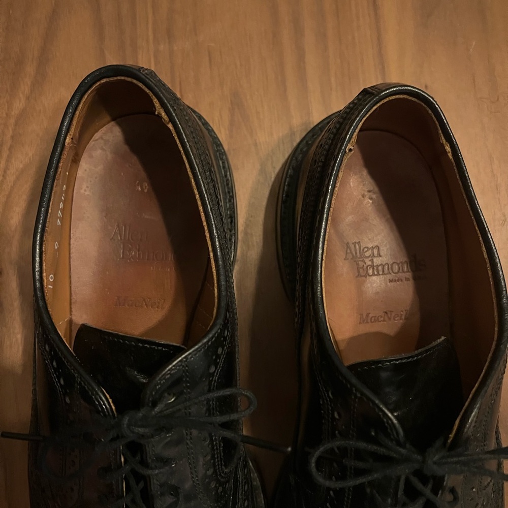 Allen Edmonds Black Leather Oxfords - Picture 7 of 7